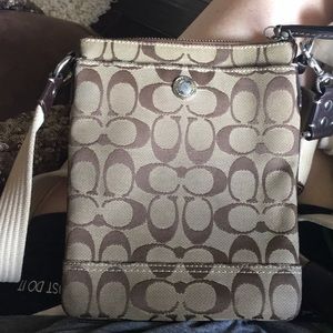 Coach brown crossbody